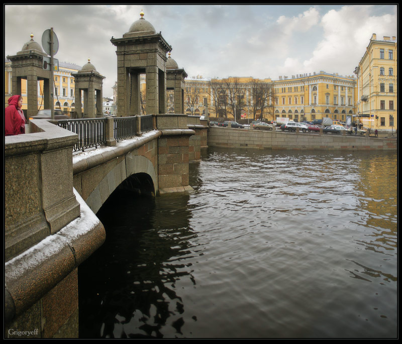photo "Chernishev bridge. Dreamer" tags: architecture, landscape, water