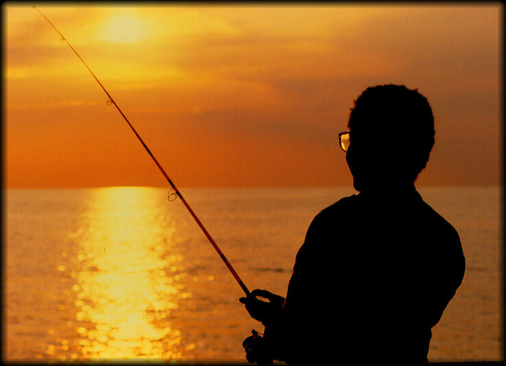 фото "Sunset Fishing" метки: пейзаж, жанр, закат