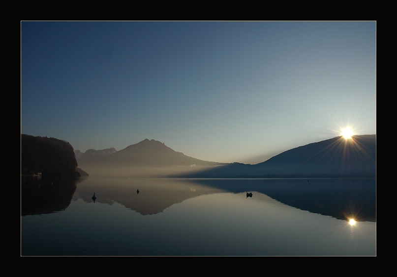 фото "Evening Light on the Lake" метки: пейзаж, горы, зима