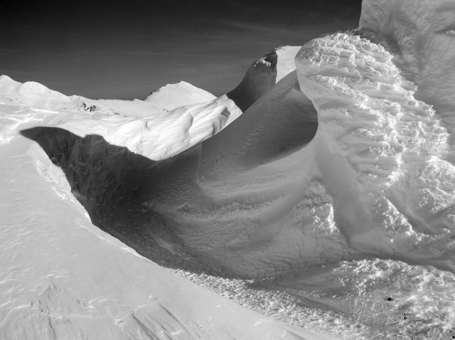 фото "Sculpted by Wind 2" метки: черно-белые, пейзаж, горы