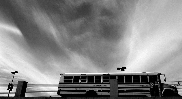 фото "School Bus" метки: черно-белые, 