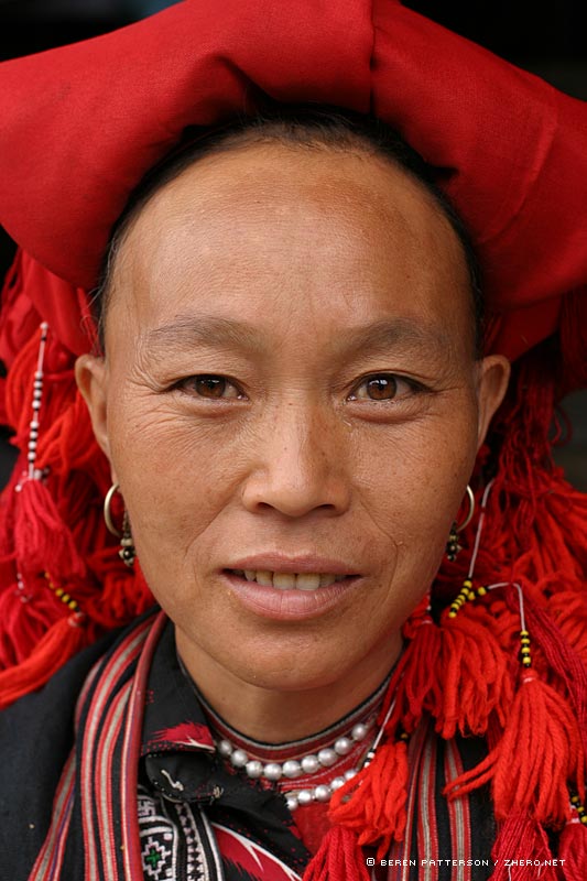 фото "Red Dzo Woman, Sapa, Vietnam" метки: портрет, путешествия, Азия, женщина