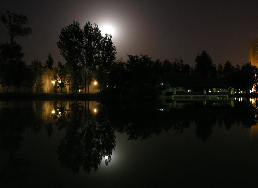 photo "***" tags: landscape, night, water