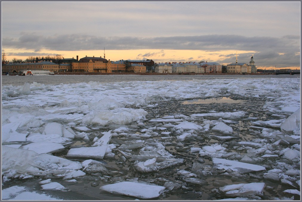 photo "Ice river" tags: architecture, landscape, winter