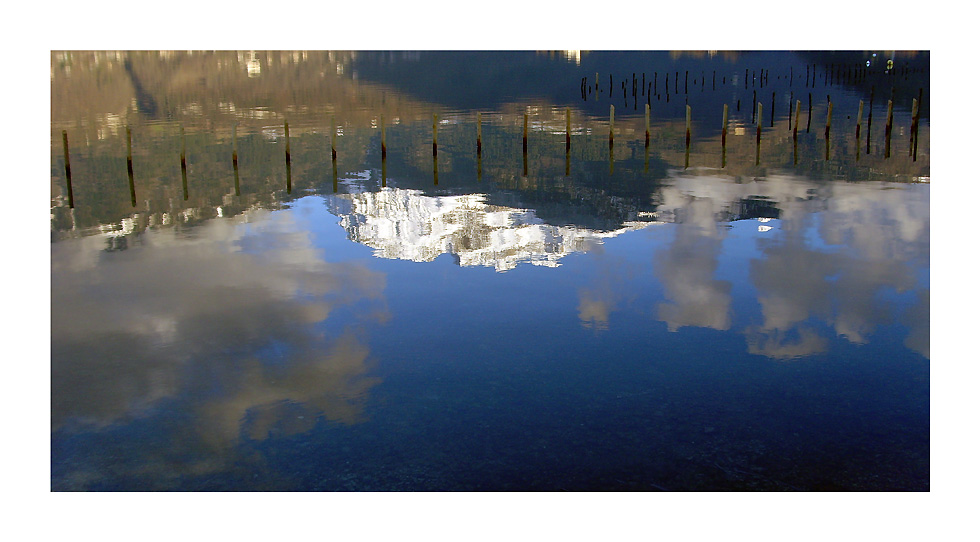 фото "Blue reflection" метки: пейзаж, горы, зима