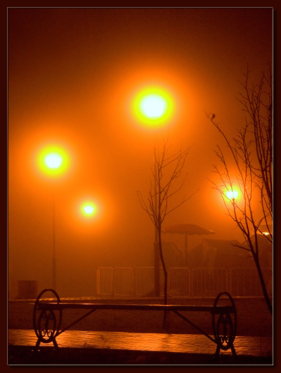 photo "Orange Fog (3)" tags: landscape, 