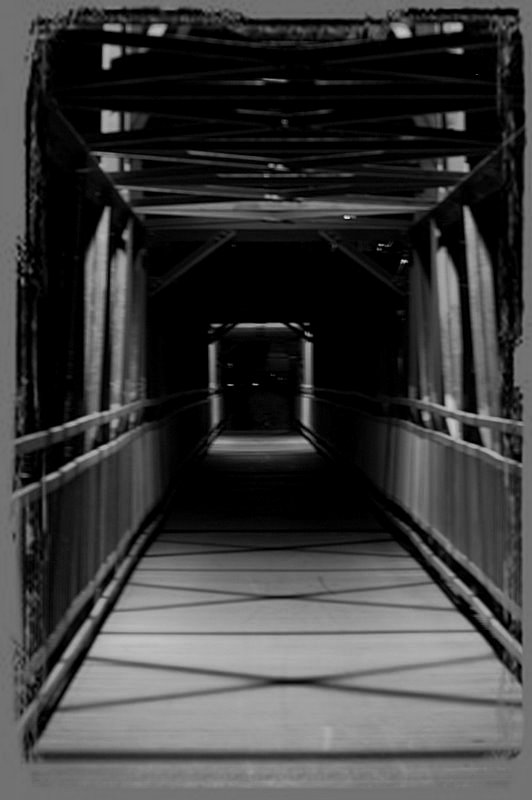 photo "Night Crossing II" tags: black&white, 