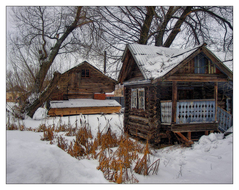 photo "Izba" tags: architecture, landscape, winter