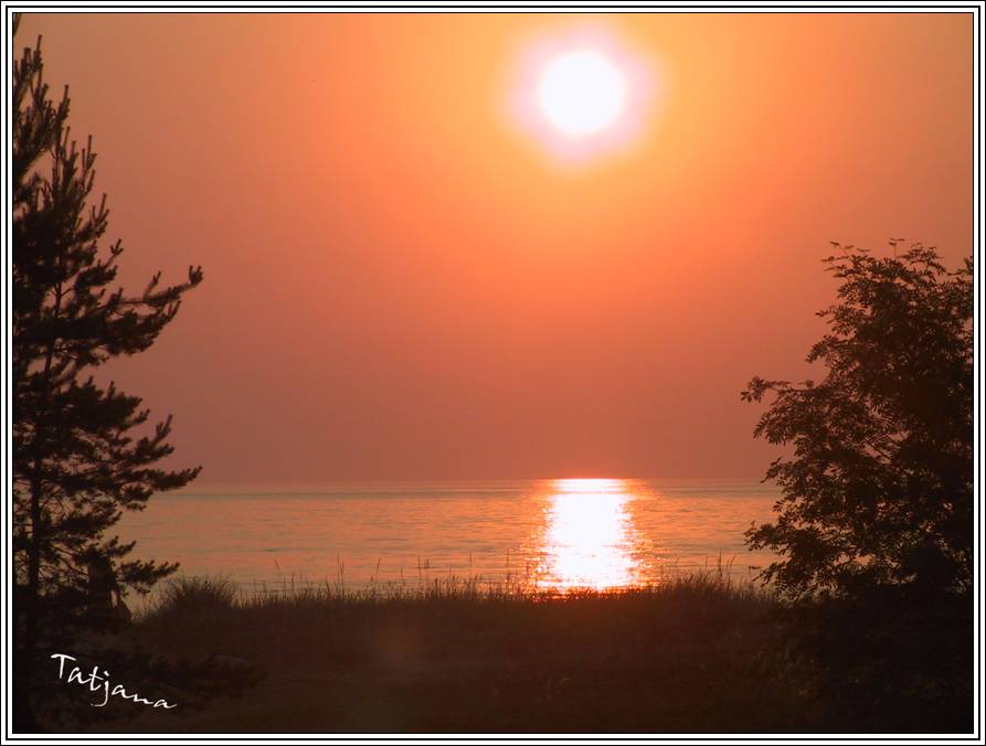 photo "Valley of sea inhabitants" tags: landscape, sunset, water