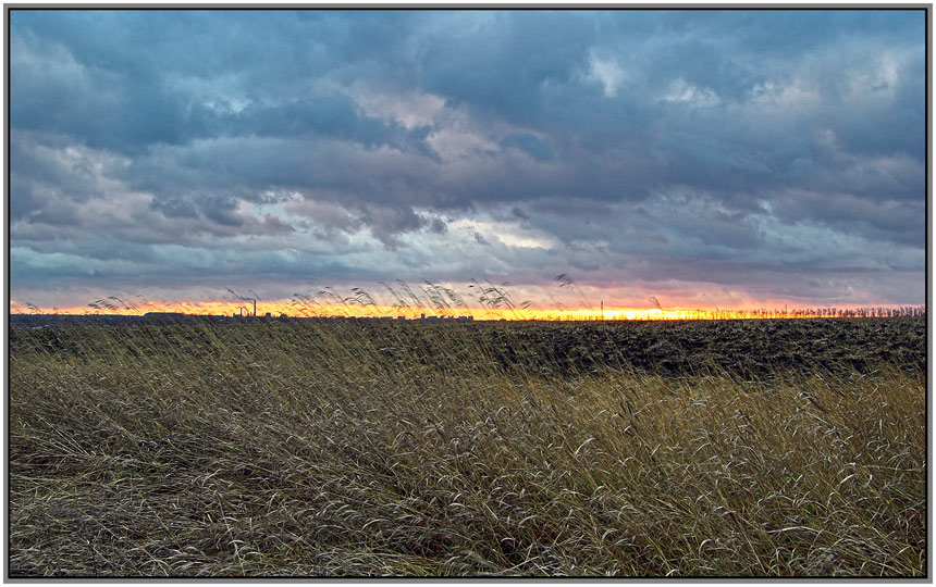 photo "Scene of conflagration" tags: landscape, sunset