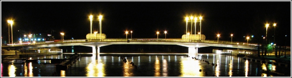 photo "New bridge" tags: panoramic, landscape, night