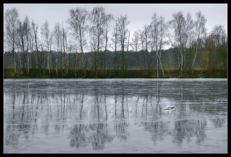 photo "Winter mirror 2007" tags: landscape, water, winter