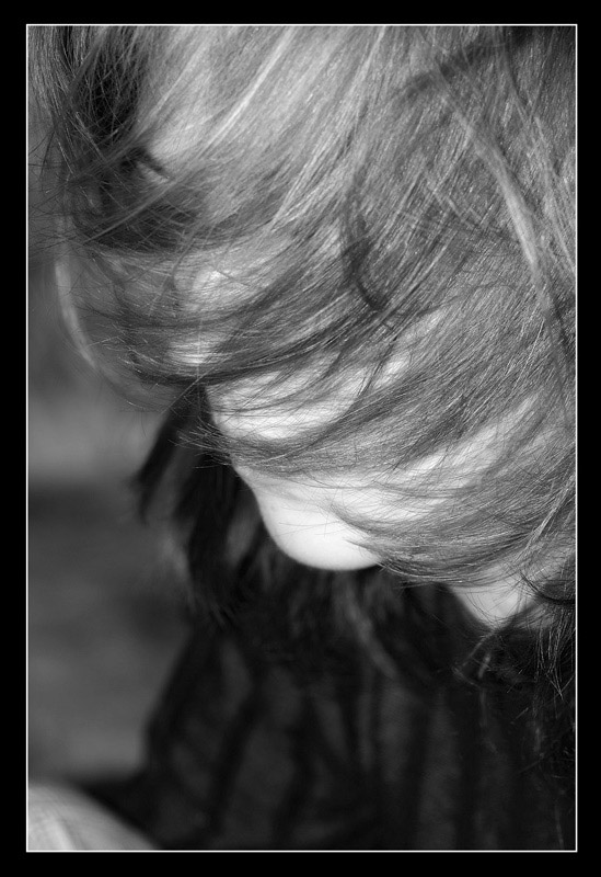 photo "***" tags: portrait, black&white, woman