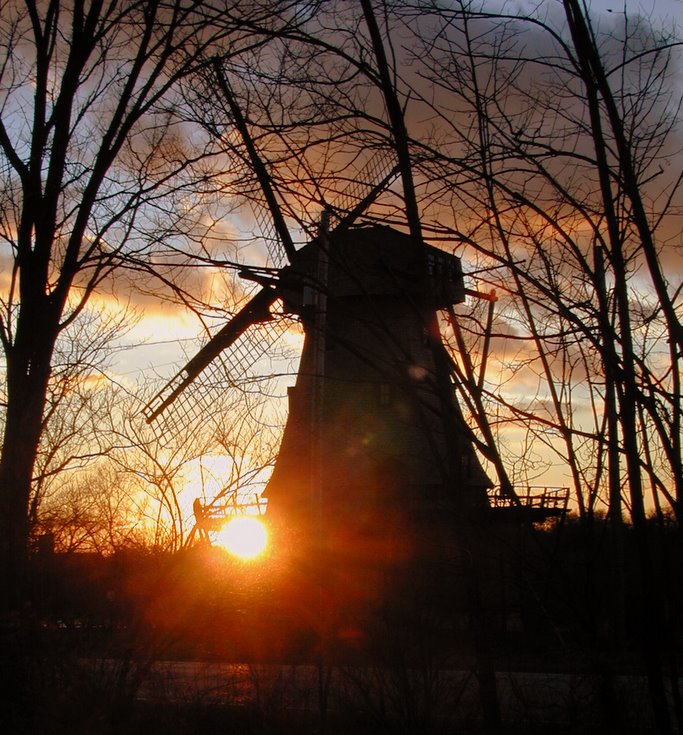 photo "Evening at the Mill" tags: landscape, architecture, sunset