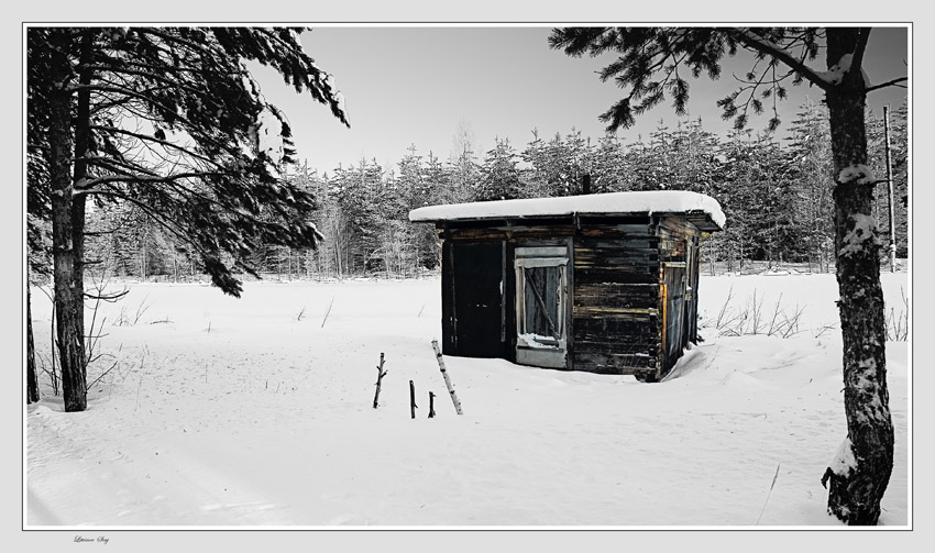 фото "Hut..." метки: пейзаж, зима