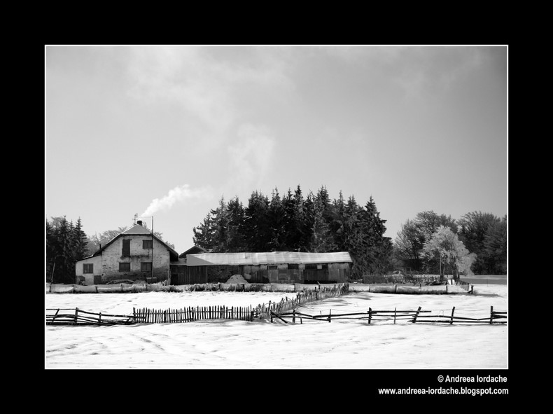 photo "Home sweet home...." tags: landscape, black&white, winter