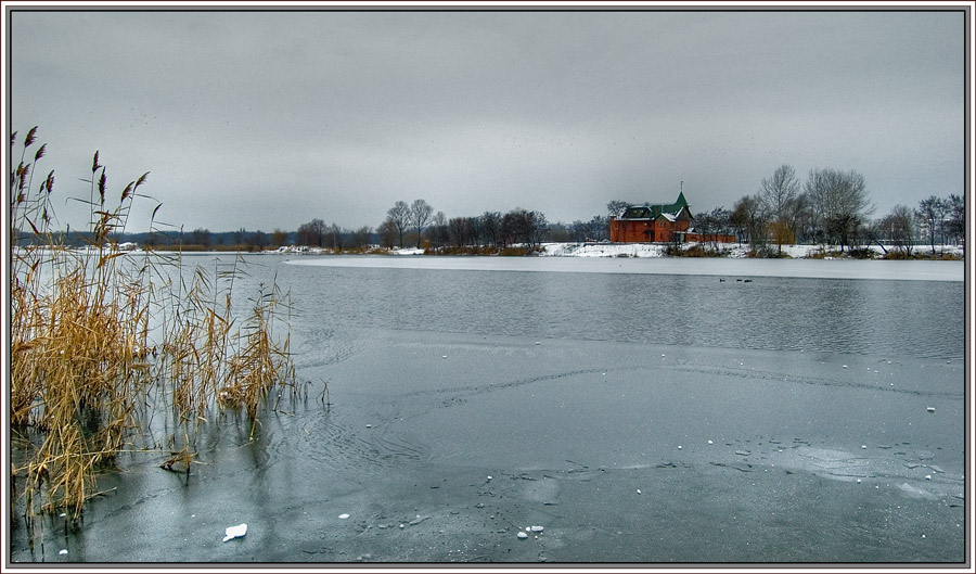 photo "The river" tags: landscape, water, winter