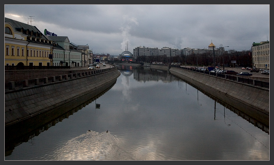 photo "Ducks in Moscow" tags: architecture, landscape, 