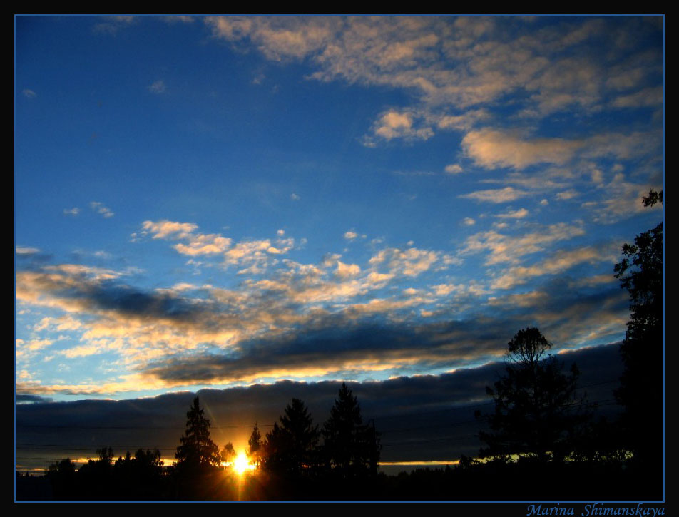 photo "***" tags: landscape, sunset