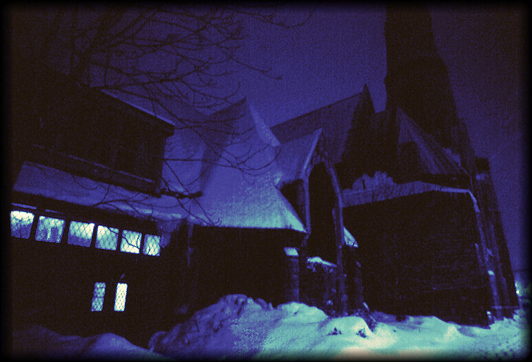 photo "Gothic Winter" tags: landscape, night, winter