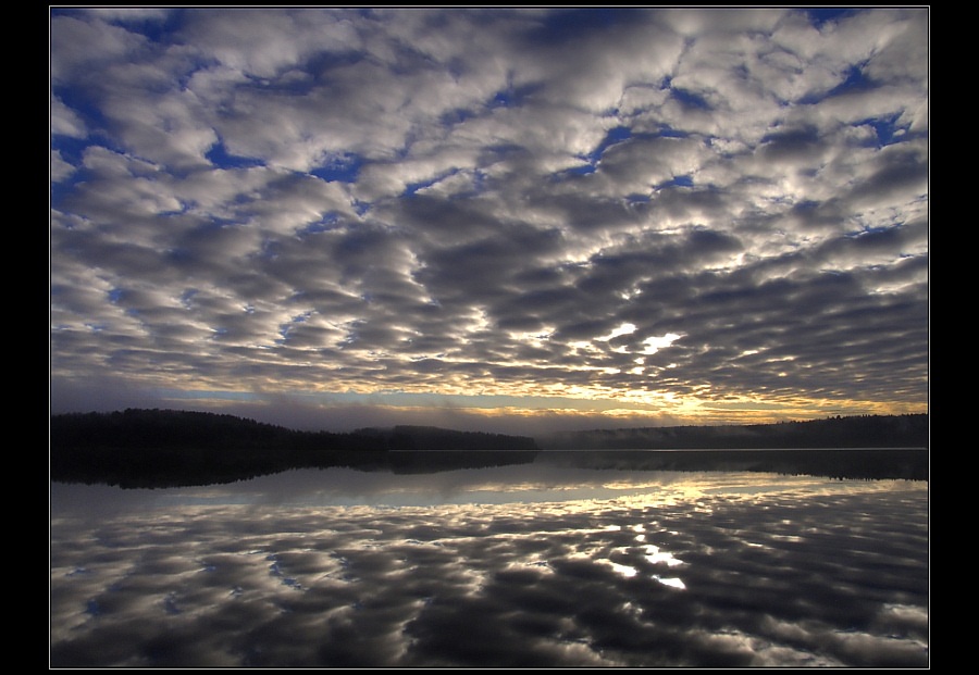 фото "Реальность или её отражение?" метки: пейзаж, вода, облака
