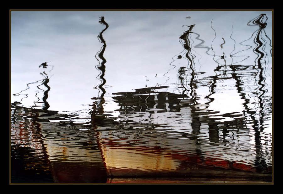 photo "Reflected Boats" tags: landscape, water