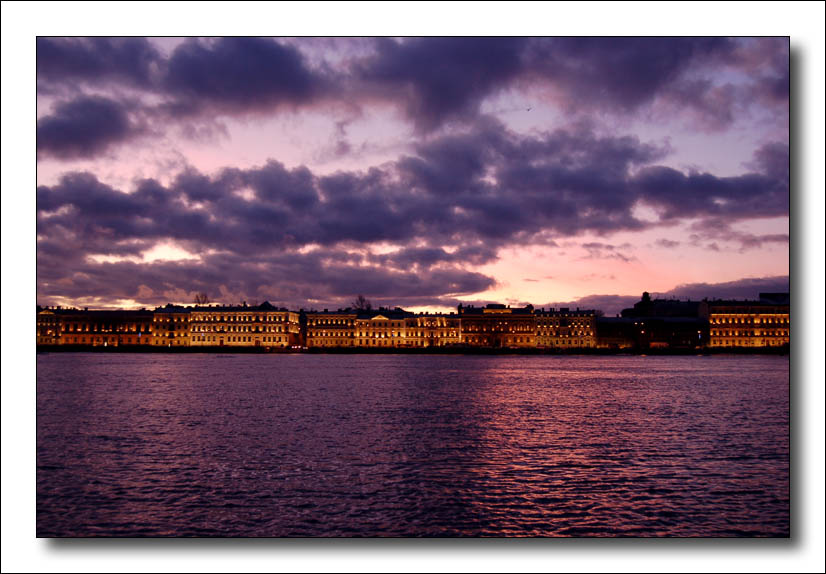 photo "Pre-dawn Saint-Petersburg..." tags: landscape, sunset, water
