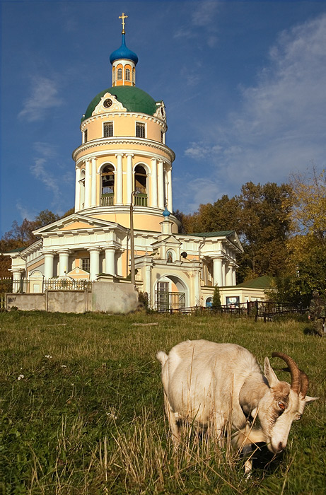 photo "Pastoral" tags: architecture, nature, landscape, pets/farm animals