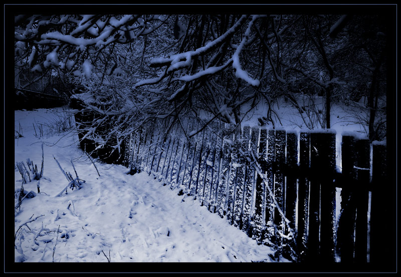 photo "***" tags: landscape, night, winter