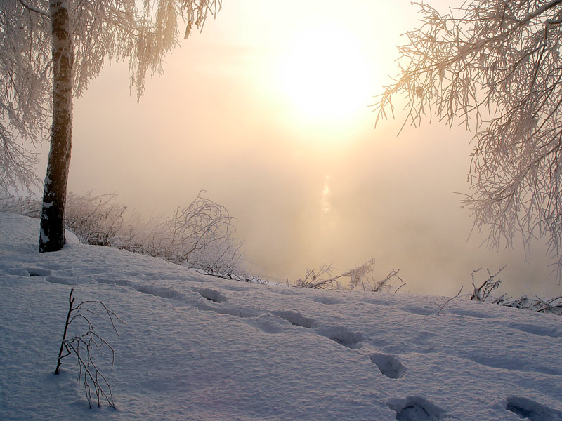 photo "***" tags: landscape, sunset, winter