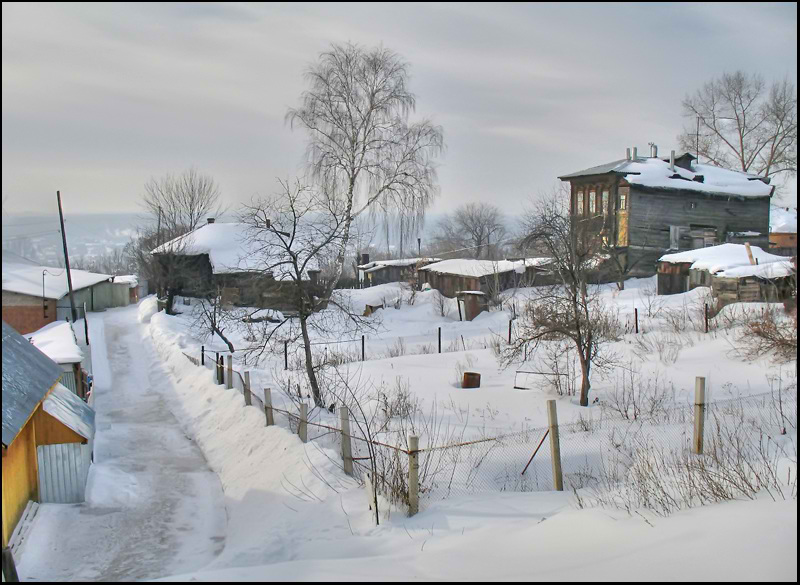 фото "Старая Уфа..." метки: пейзаж, зима