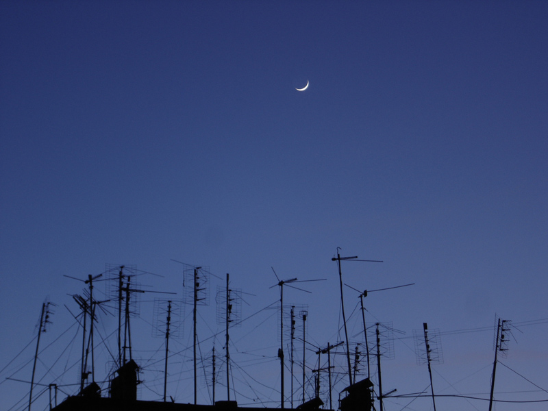 photo "Tuning the Moon" tags: misc., 