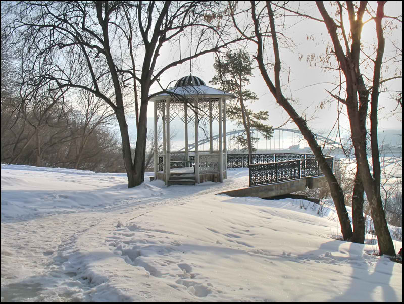 фото "В городском саду..." метки: пейзаж, зима