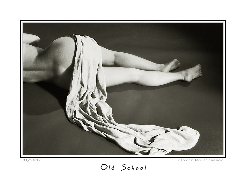 photo "Old School" tags: nude, black&white, 