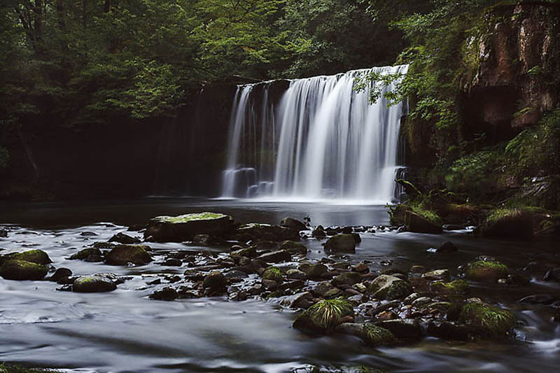 photo "pontneddfachan falls (2)" tags: landscape, water