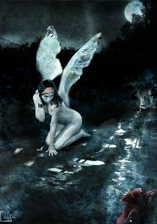 photo "About wings... or not..." tags: montage, nude, 