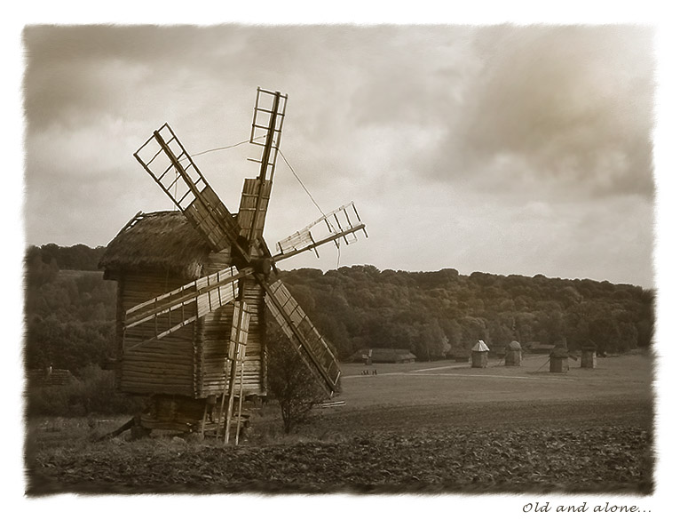 фото "old and alone..." метки: архитектура, природа, пейзаж, 