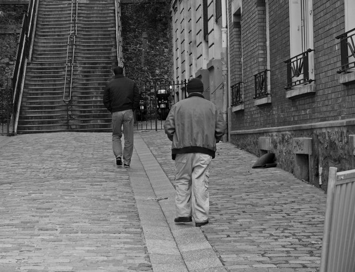 photo "Somewhere in Paris" tags: architecture, portrait, landscape, man
