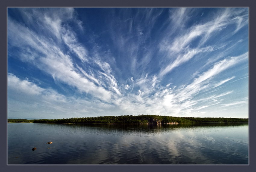 фото "Облачный взрыв" метки: пейзаж, вода, облака