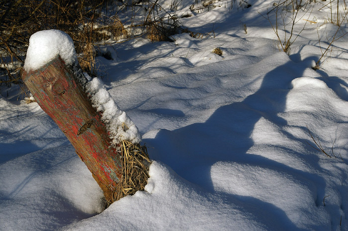 photo "arrows change to winter time" tags: landscape, nature, winter