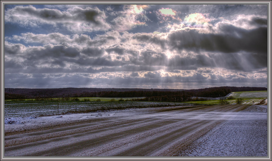 photo "To be on one's way" tags: landscape, clouds, winter