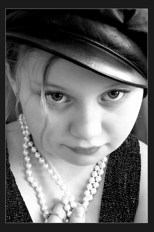 photo "Pearl" tags: portrait, black&white, children