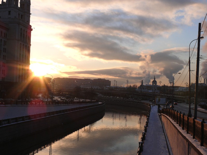 фото "Закат в городе" метки: архитектура, пейзаж, закат