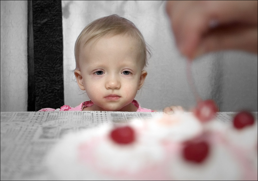 photo "Cake" tags: portrait, genre, children