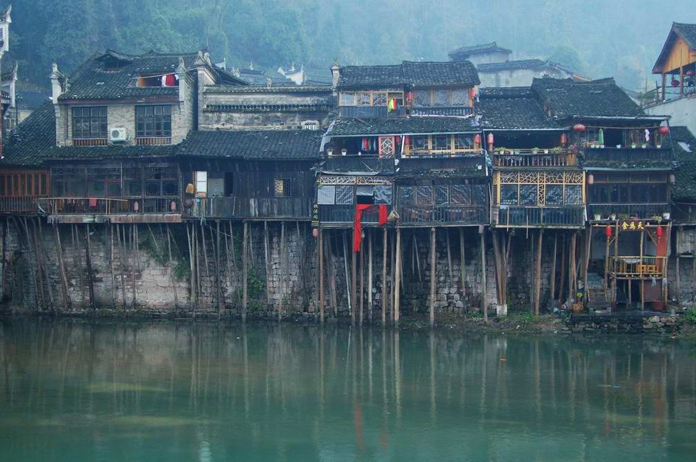 фото "Feng Huang wooden houses" метки: путешествия, Азия