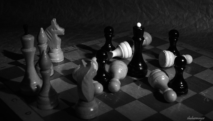 photo "chess" tags: still life, black&white, 