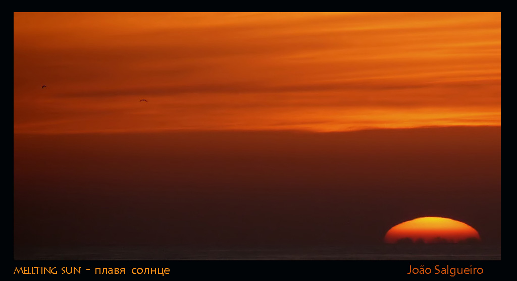 фото "Melting Sun / плавя солнце" метки: пейзаж, натюрморт, закат