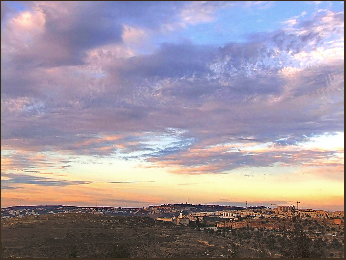 photo "Morning in Jerusalem" tags: landscape, clouds, sunset