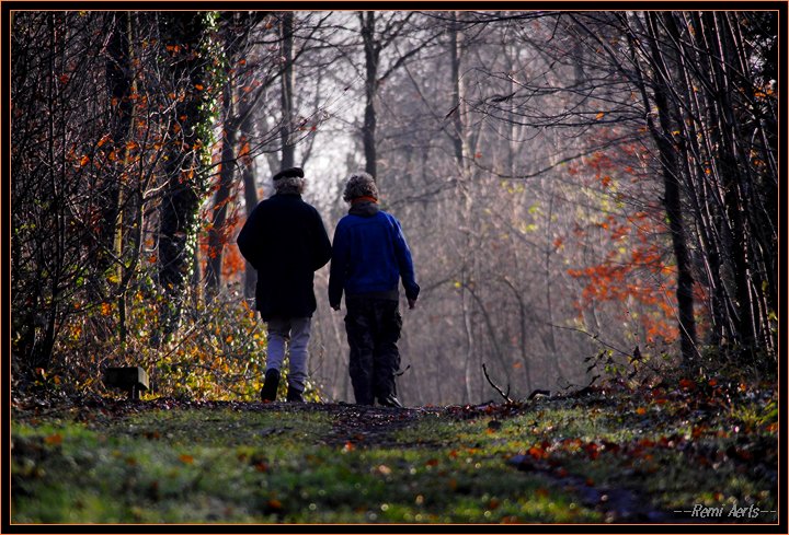 photo "the walkers" tags: landscape, reporting, autumn