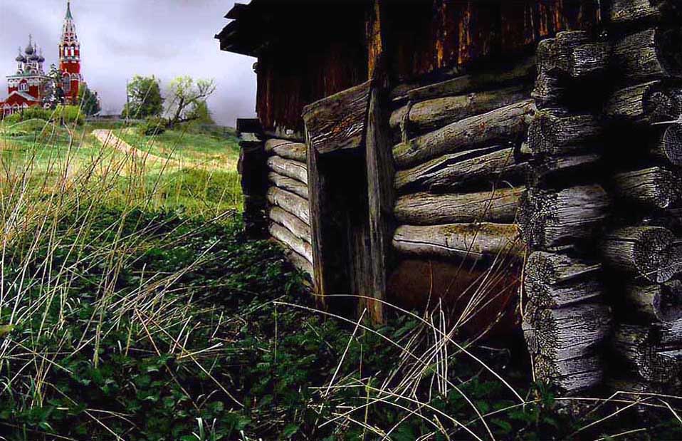 photo "Pray of the hunched small house" tags: genre, 